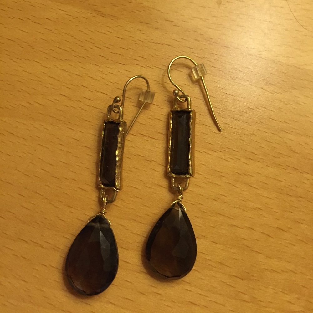 Statement Drop Earrings - image 1